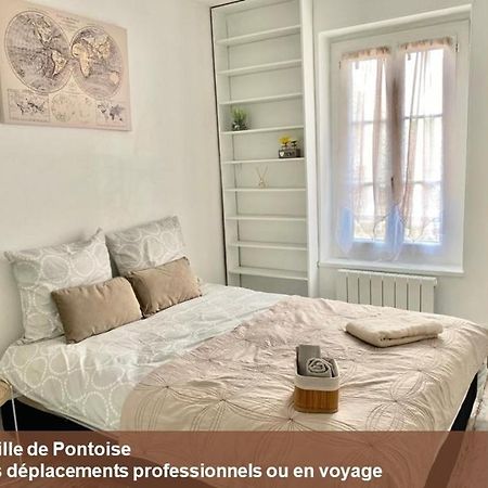 F2 Haut De Gamme Avec Vue Sur Notre Dame Pontoise Exteriér fotografie